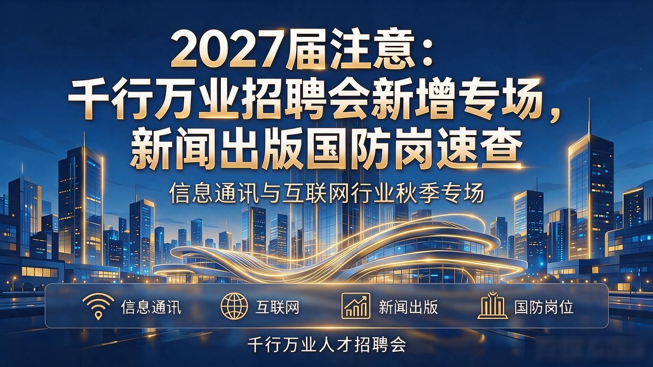 招聘会_千行万业人才招聘会_2027届高校毕业生就业招聘会