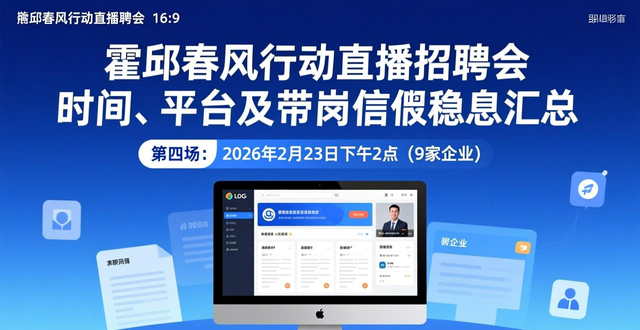 霍邱县春风行动直播招聘会_招聘会_返乡人员就业创业直播带岗