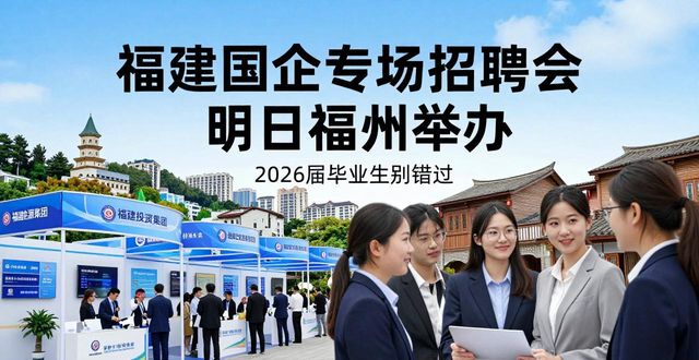福建省国有企业2026届高校毕业生招聘会_招聘会_福州大学旗山校区招聘会