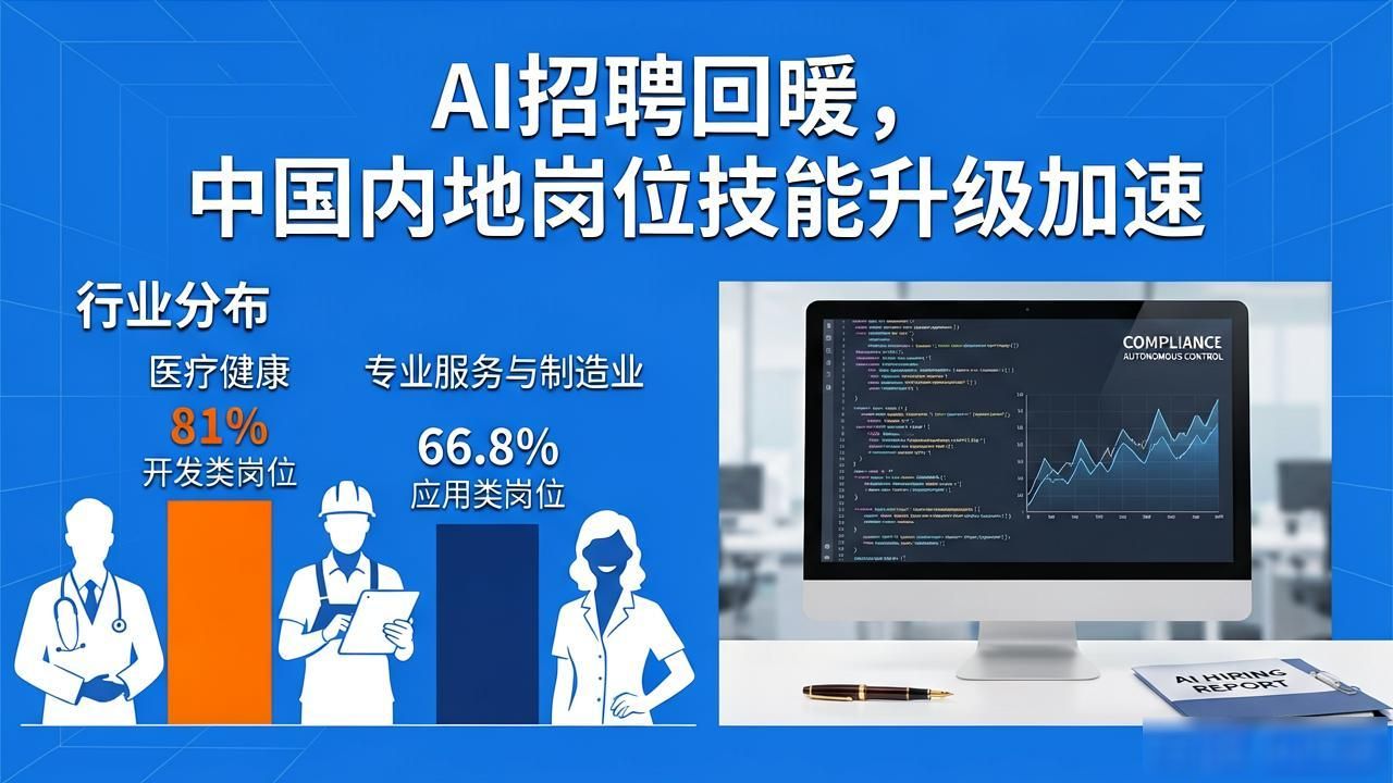 AI应用加速向全行业渗透_中国内地AI岗位招聘回暖_招聘