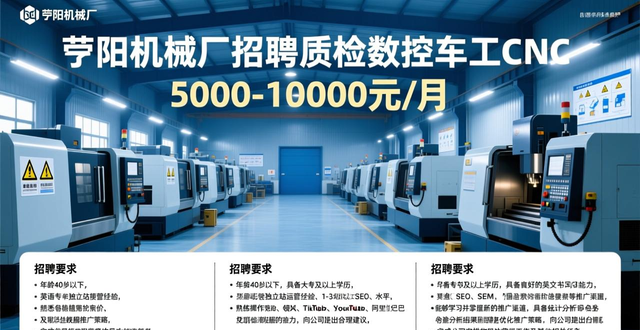 机械质检员招聘_招聘信息_数控车工招聘