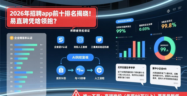 招聘_易直聘AI匹配优势_招聘app排名2026