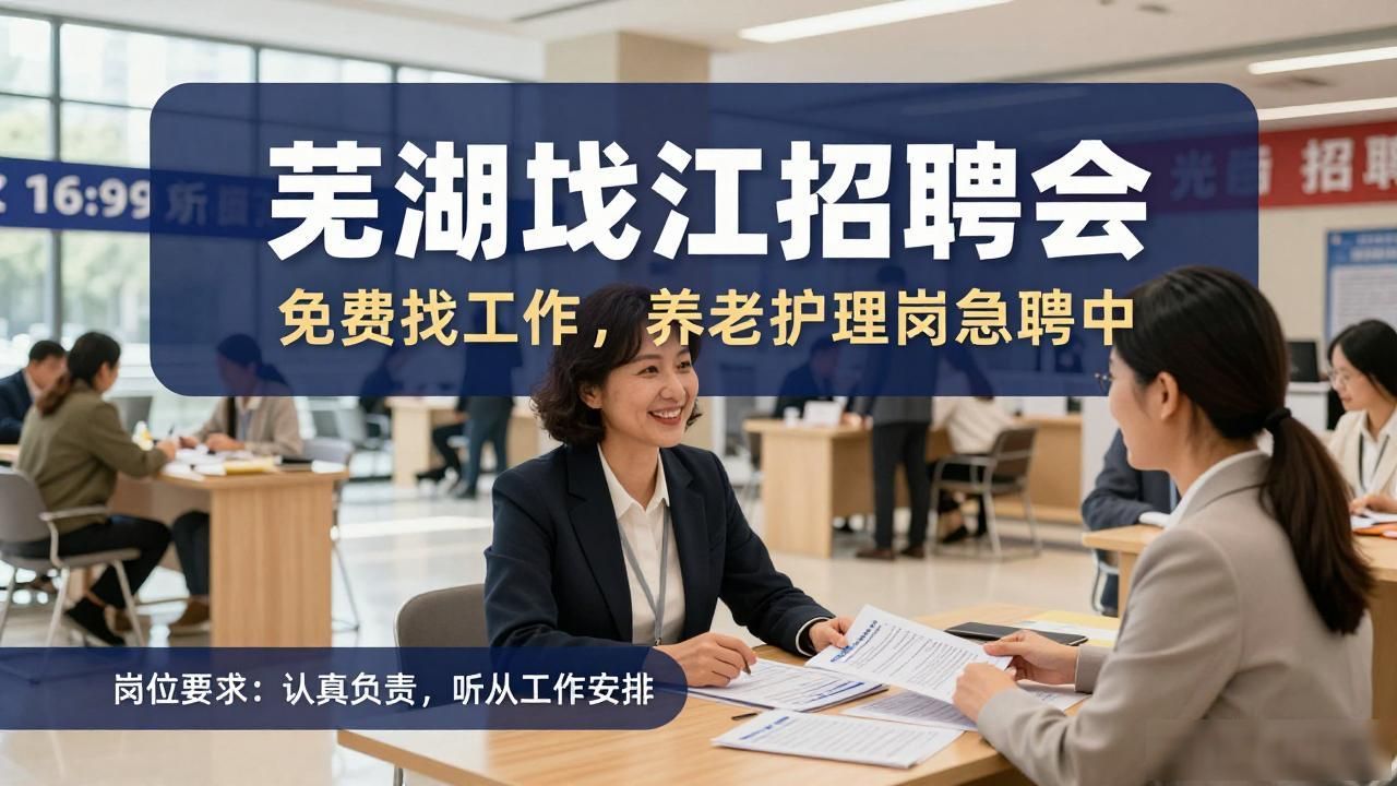 免费职业介绍服务_鸠江区专场招聘会_招聘会