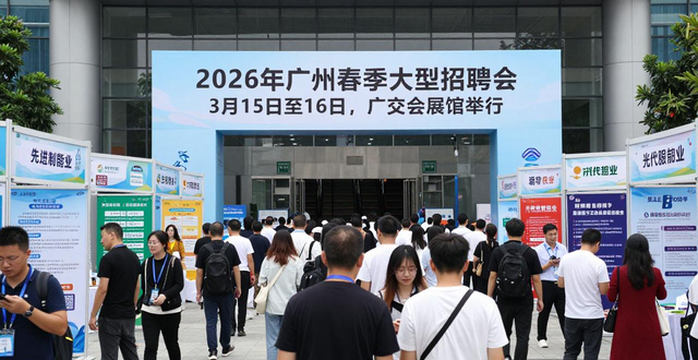 招聘会_百万英才汇南粤2026春季招聘会 广州广交会展馆 人才嘉年华