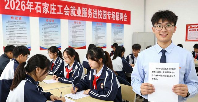 招聘会_石家庄市总工会就业服务进校园_石家庄信息工程职业学院招聘会