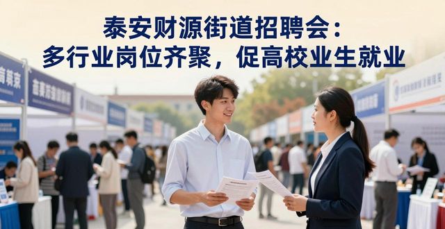 财源街道现场招聘会_招聘会_全国城市联合招聘泰安市高校毕业生专场