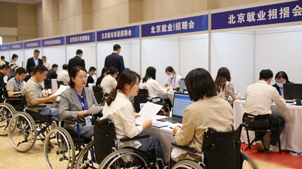 残疾人求职招聘会_招聘会_北京市残疾人专场招聘会