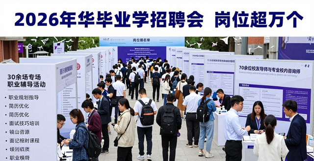 清华大学年度最大校园招聘会_招聘会_清华大学2026届毕业生就业洽谈会