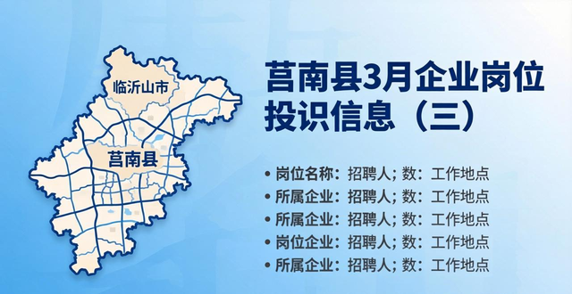 高新区企业招聘信息_临沂市重点企业线上招聘会_招聘信息