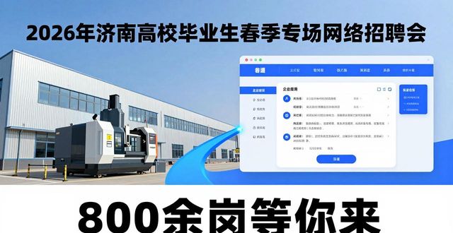 2026年全国城市联合招聘高校毕业生春季专场网络招聘会_济南市公共就业服务中心_招聘会