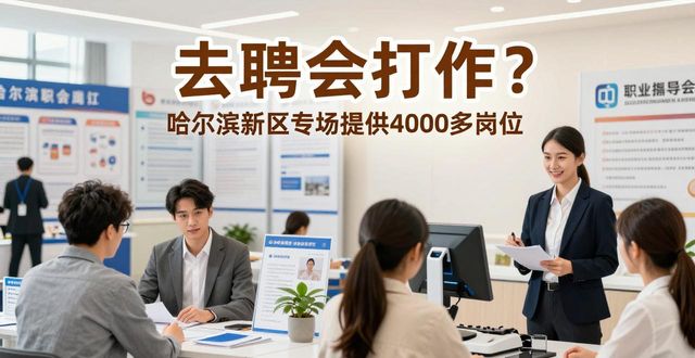 校企合作赋能青春就业_哈尔滨新区高校毕业生专场招聘会_招聘会