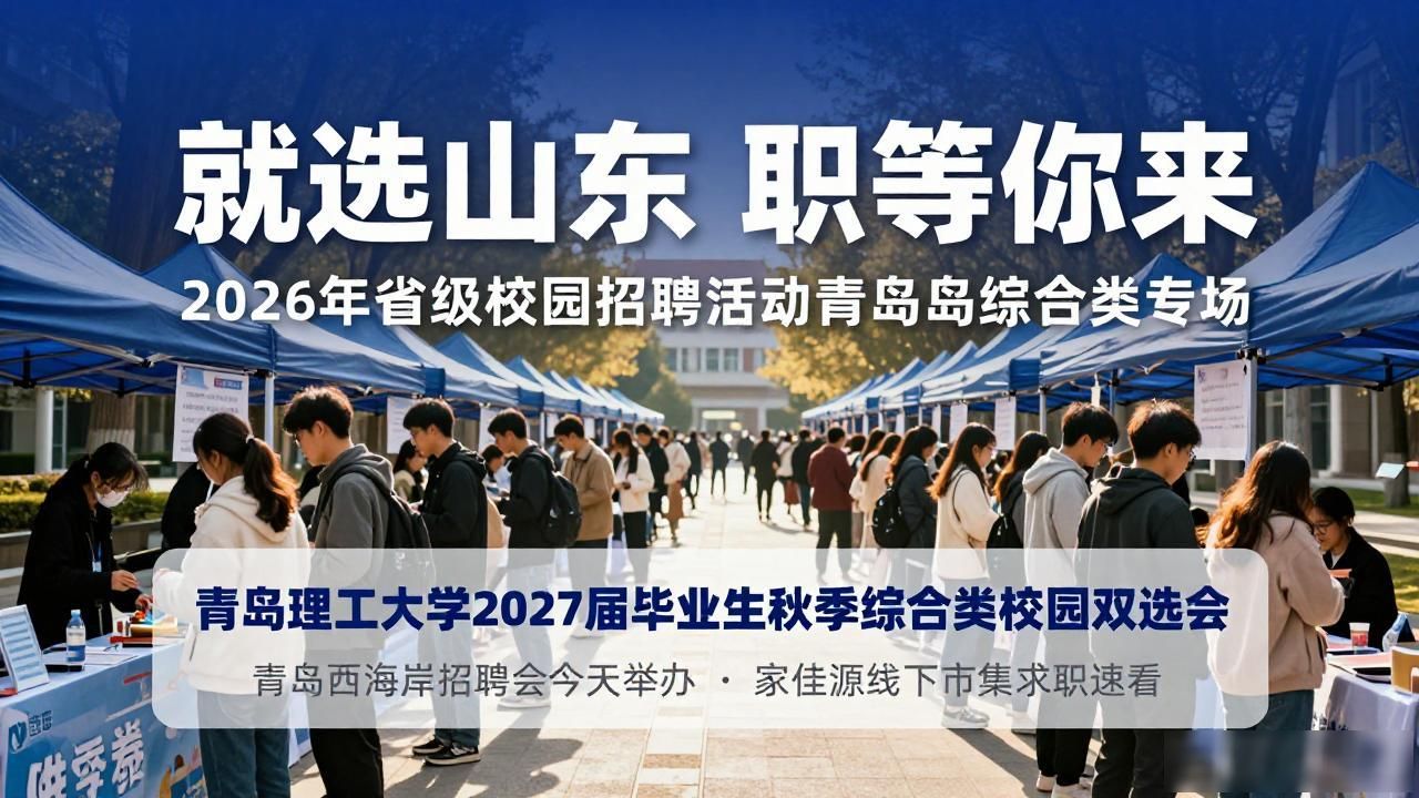 青岛西海岸新区校园招聘会_招聘会_青岛西海岸新区线下招聘市集