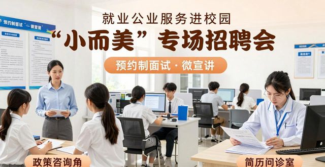 招聘会_精准就业服务_小而美招聘会