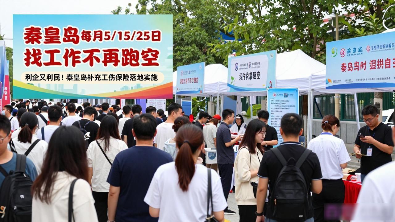 招聘会_秦皇岛市人社局找工作逢5见 招聘会 线上线下联动