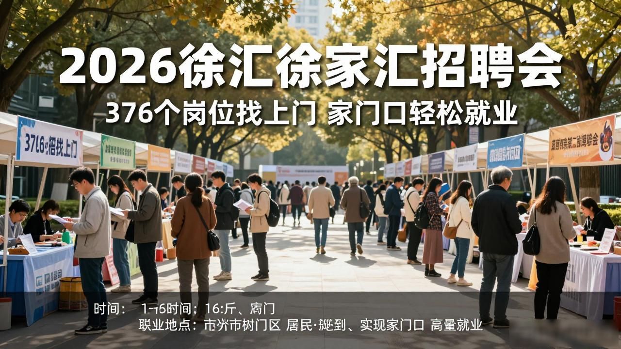 徐家汇街道招聘会_招聘会_灵活就业人员招聘会