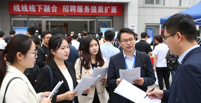 骆岗公园招聘会人气爆棚_招聘会_合肥线下招聘会