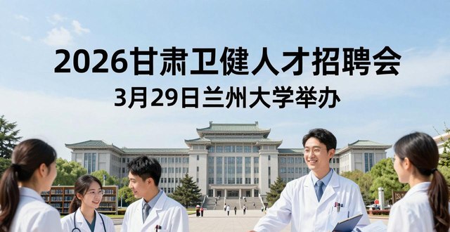 兰州大学招聘会_甘肃卫生健康人才招聘会_招聘会