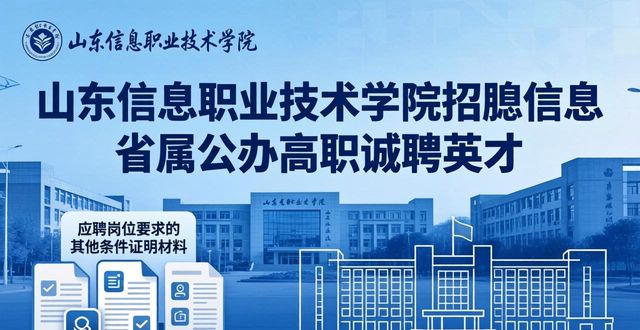 招聘信息_山东信息职业技术学院高层次人才招聘_山东信息职业技术学院招聘