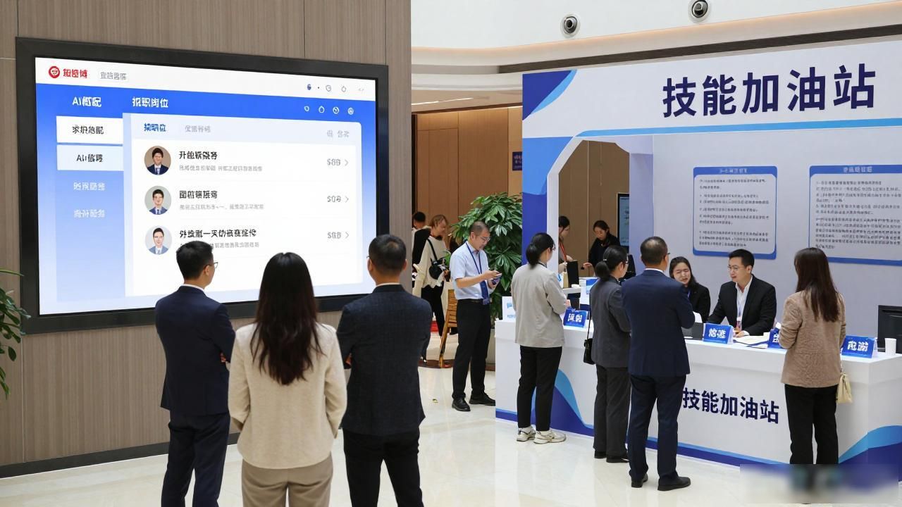 招聘会_粤就业小程序招聘会_广州南站直播带岗