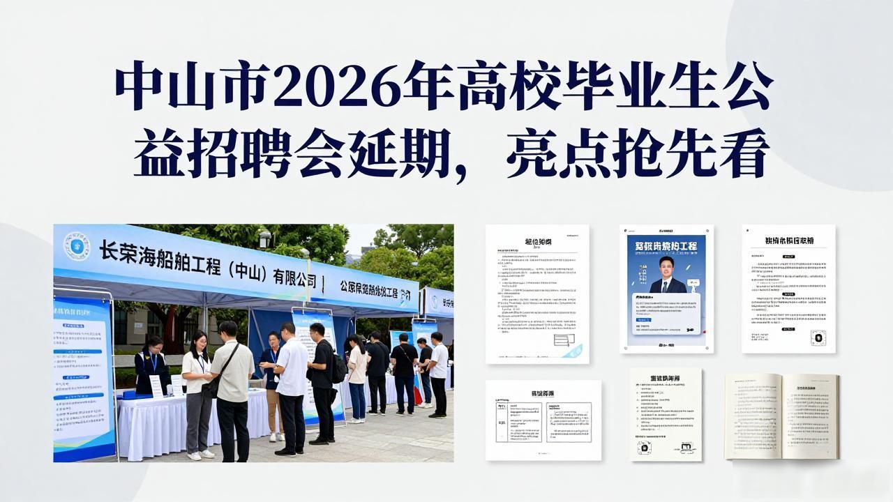 中山市2026年高校毕业生公益招聘会_招聘会_高薪岗位招聘会中山