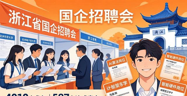 浙江国有企业春季招聘_杭州电子科技大学招聘会_招聘会