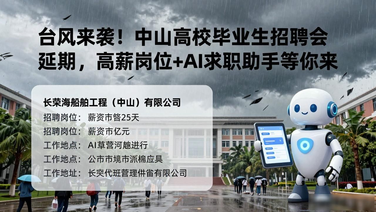 AI求职助手招聘会_中山市2026年高校毕业生公益招聘会_招聘会