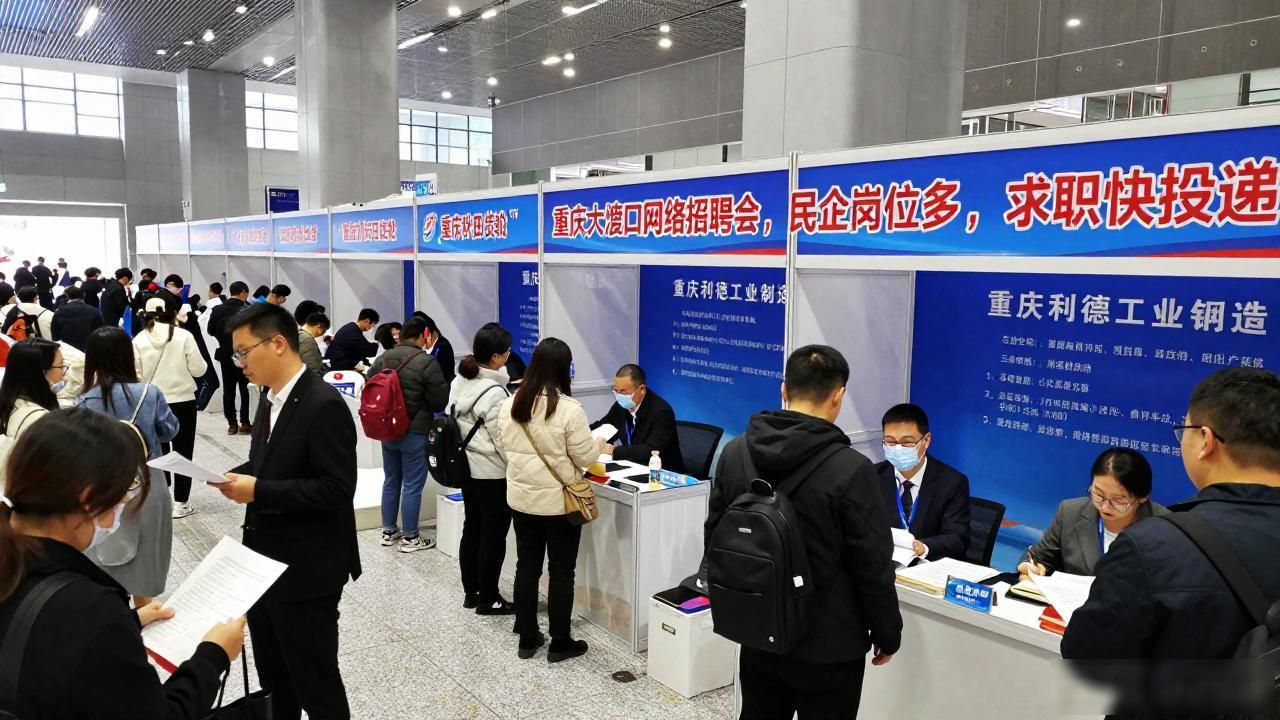 招聘会_大渡口区百日千万招聘专项行动 民营企业服务月 网络招聘会