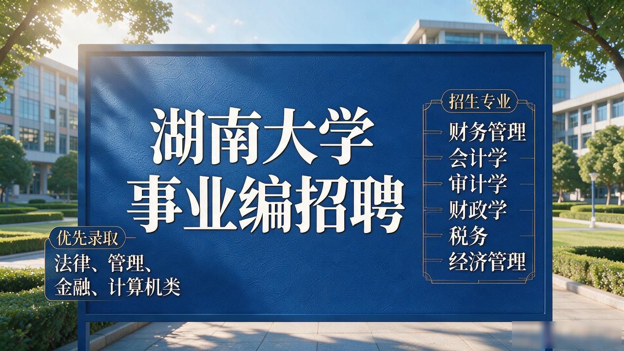 湖南大学事业编制招聘_湖南大学招聘条件_招聘