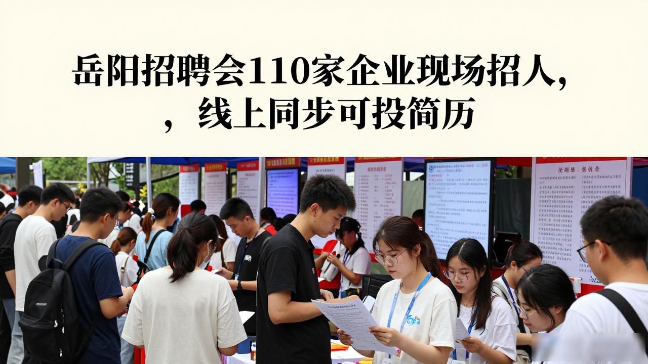 岳阳市百日千万招聘专项行动 线下专场招聘会 岳阳快聘平台_招聘会