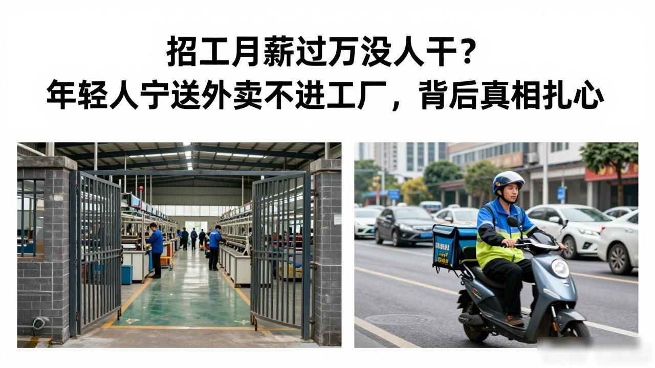 年轻人不愿进工厂_招工_高薪苦力岗没人干
