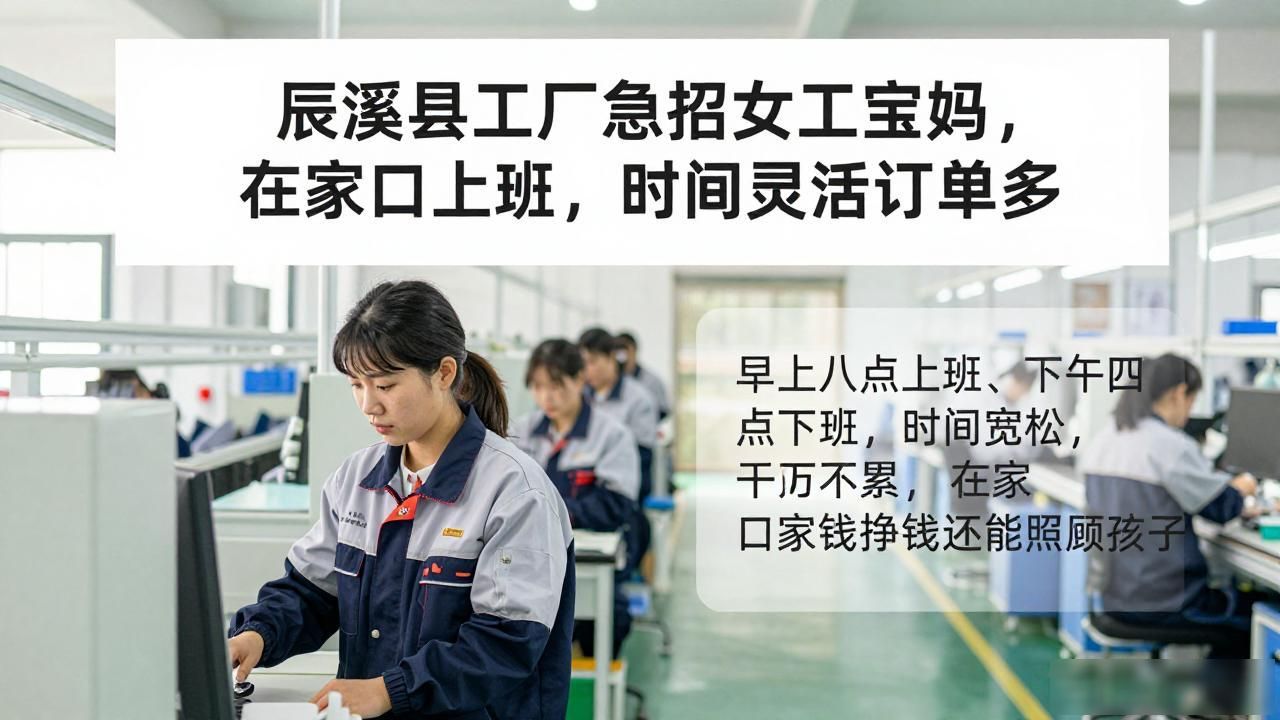 招工_辰溪县宝妈就业岗位_辰溪县兴旺达智能科技有限公司女工招工